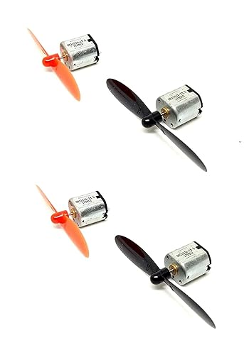 4PCS Mini DC Motor With Fan