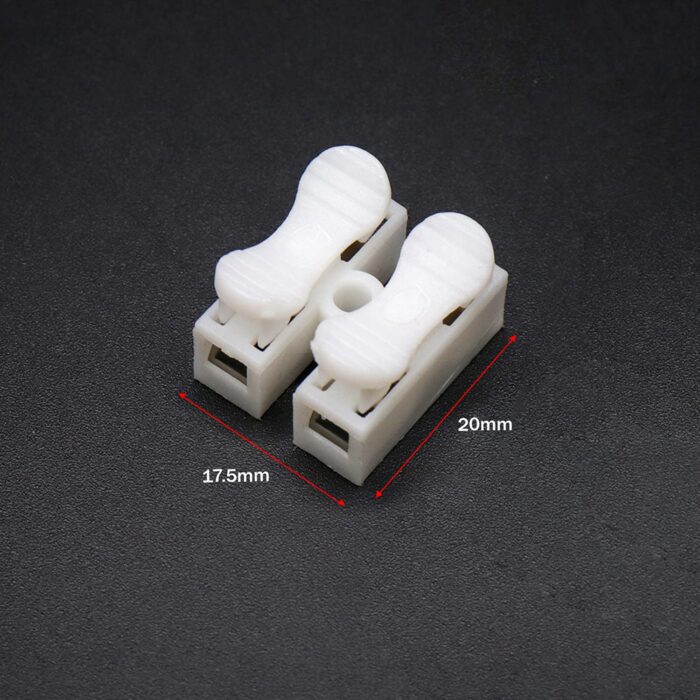 1 PCS Cable Connectors 2 Pins Electrical Push Type Cable Connector