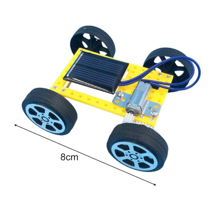 Mini Solar Powered DIY Toy Car Kit