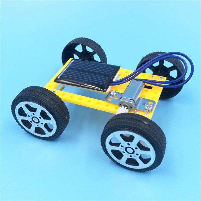 Mini Solar Powered DIY Toy Car Kit