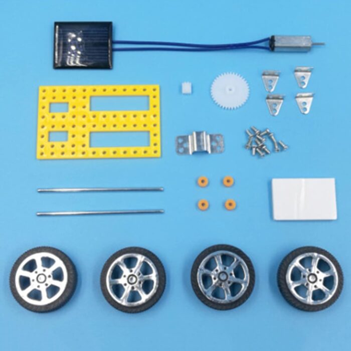 Mini Solar Powered DIY Toy Car Kit