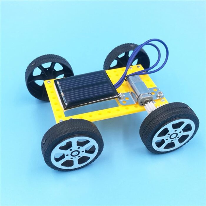 Mini Solar Powered DIY Toy Car Kit