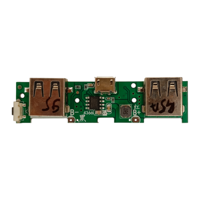 Dual 2 USB 5V 1 Amp Powerbank Module Board