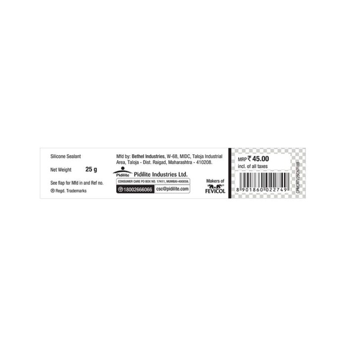Licate M Seal Pidilite Clear RTV Silicon Sealant